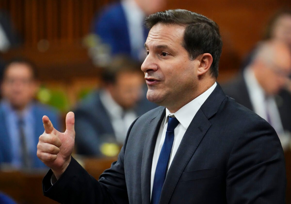 Public Safety Minister Marco Mendicino speaks during question period in the House of Commons on Oct. 4, 2022. (Sean Kilpatrick/The Canadian Press)