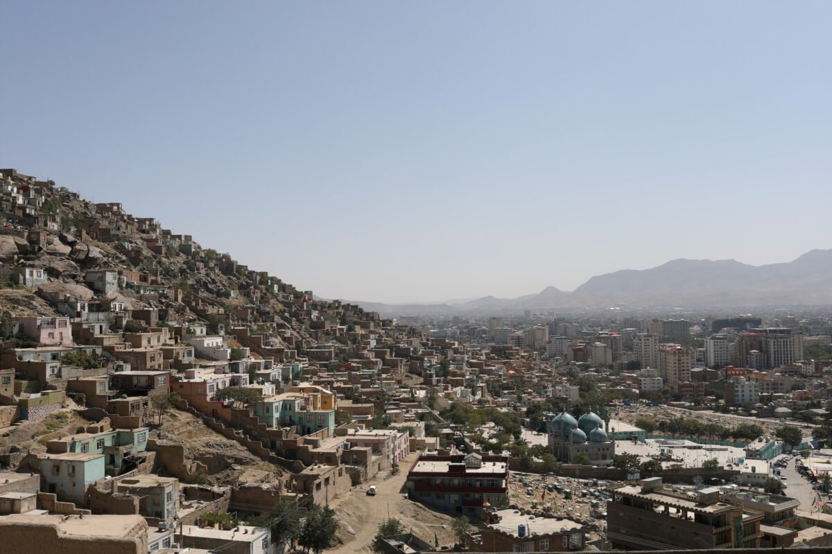 A general view of the city of Kabul, Afghanistan, on Sept. 5, 2021. (WANA via Reuters)