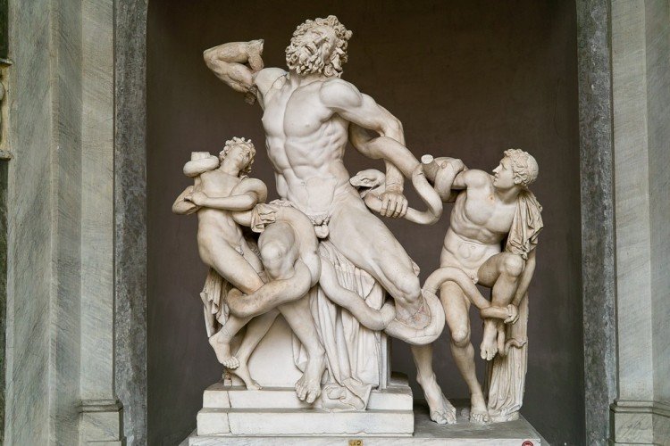 Laocoön and His Sons, an ancient statue in the Vatican Museums. (Courtesy of BEJAN Design)