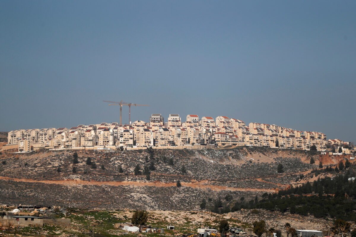 A view shows the Israeli settlement of Psagot in the West Bank, on Feb. 13, 2020. (Ammar Awad/REUTERS)