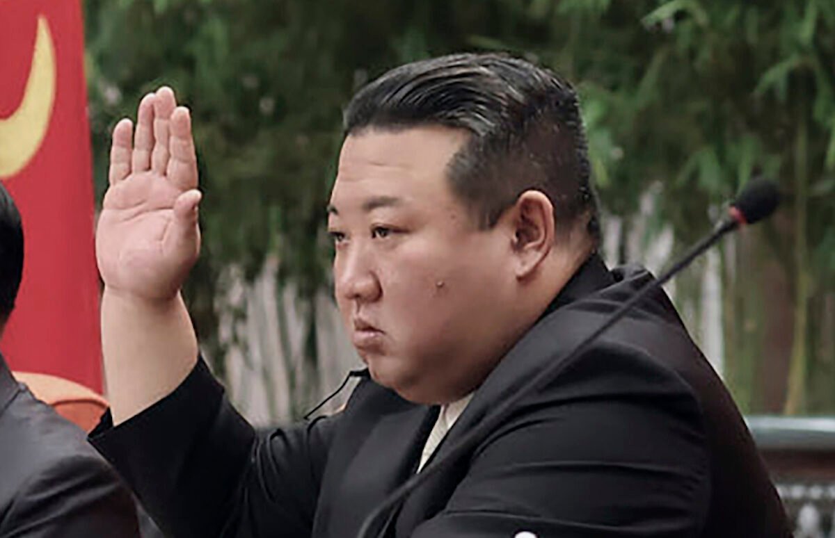 In this photo provided by the North Korean regime, North Korean leader Kim Jong Un attends an enlarged plenary meeting of the ruling Workers’ Party’s Central Committee, which was held between June 16 and 18, 2023, at the party's headquarters in Pyongyang, North Korea. (Korean Central News Agency/Korea News Service via AP)