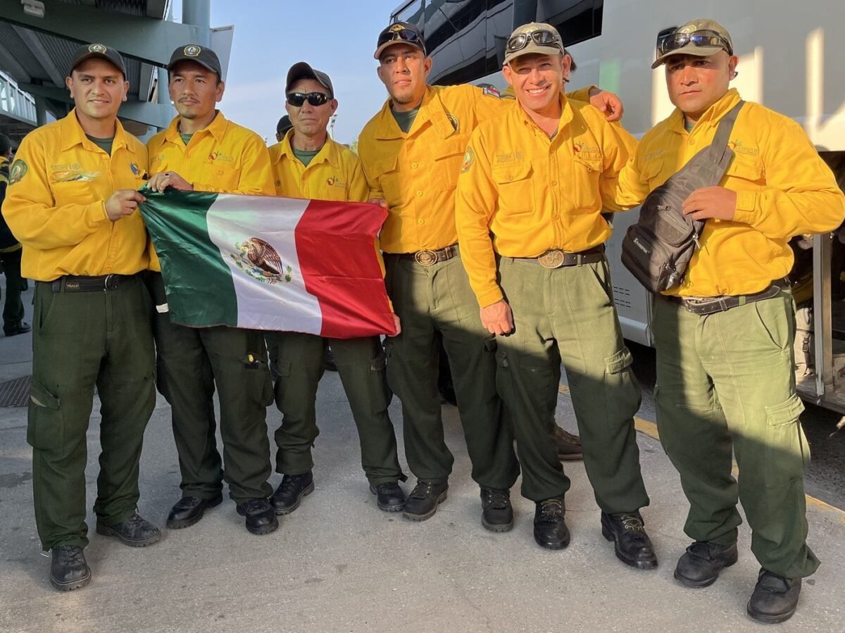 Over 100 Mexican Firefighters Have Been Deployed to Help Battle Wildfires in Ontario