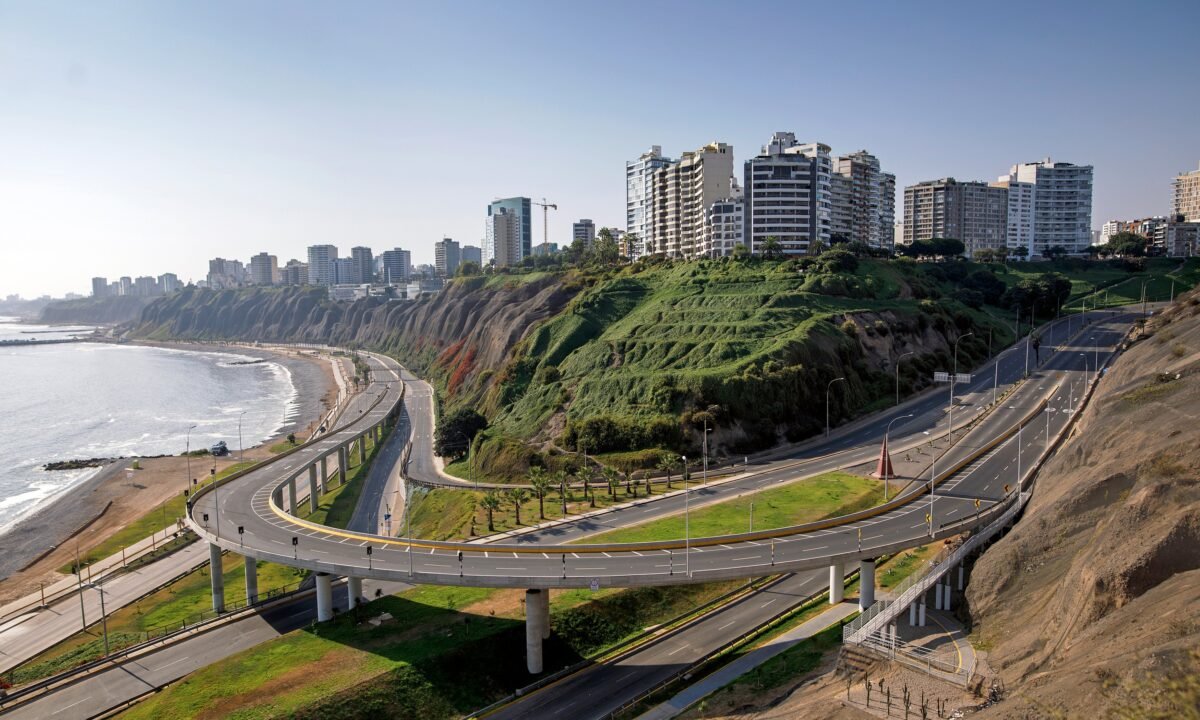 Lima, Peru, on April 24, 2020. (Stringer/Getty Images)