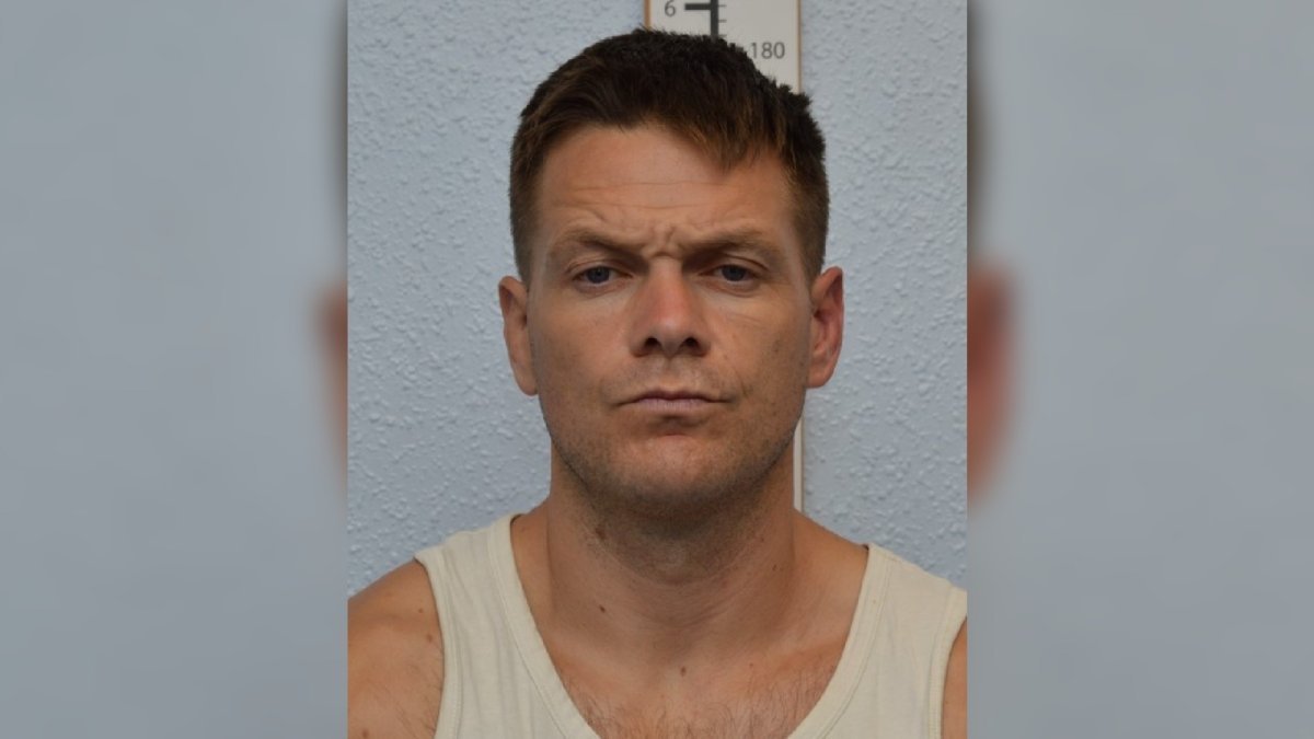 An undated custody image of Kristofer Kearney, who was jailed for disseminating terrorist publications on Telegram at the Old Bailey in London on June 23, 2023. (Metropolitan Police)