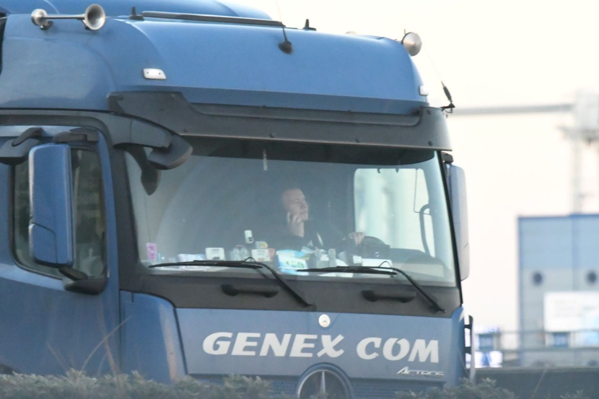 An undated image of Doru-Emil Moldovan pictured in the cab of a lorry in Dover, England. Moldovan was jailed for people trafficking offences on June 22, 2023. (Metropolitan Police)
