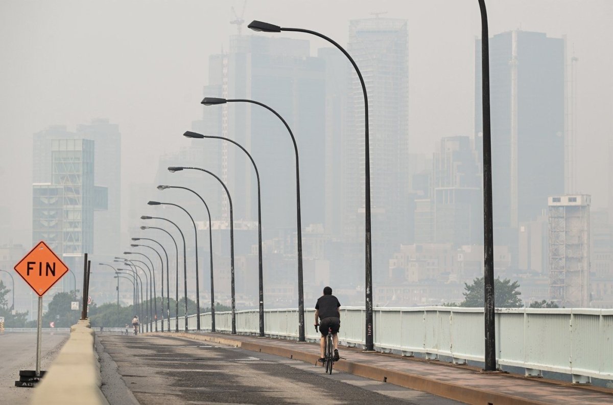 Smog Warnings in Effect as Wildfire Smoke Blankets Many Parts of Quebec