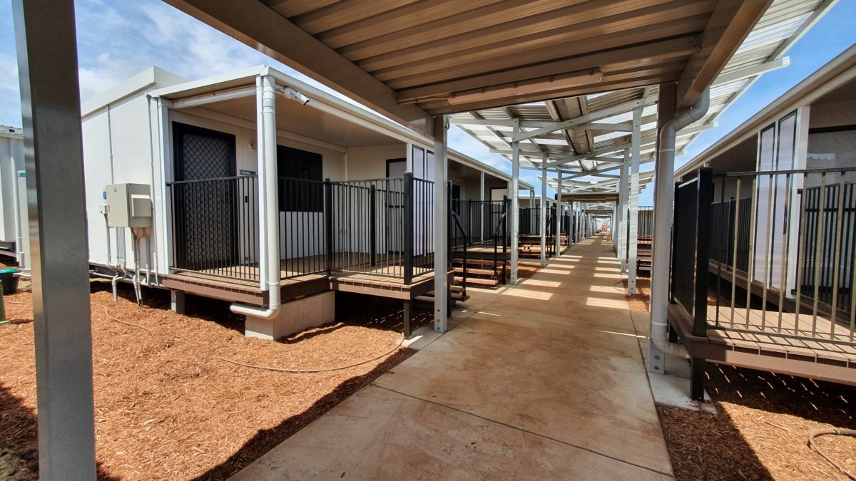A supplied image of the Wellcamp quarantine facility in Queensland, Australia, on June 30, 2023. (AAP Image/Supplied by Queensland Government)
