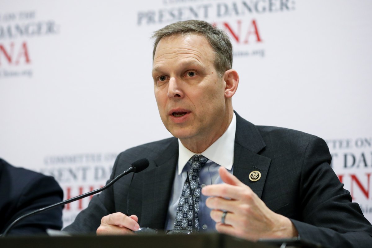 Rep. Scott Perry (R-Pa.) speaks during a discussion hosted by The Committee on the Present Danger: China at the CPAC convention in National Harbor, Md., on Feb. 27, 2020. (Samira Bouaou/The Epoch Times)