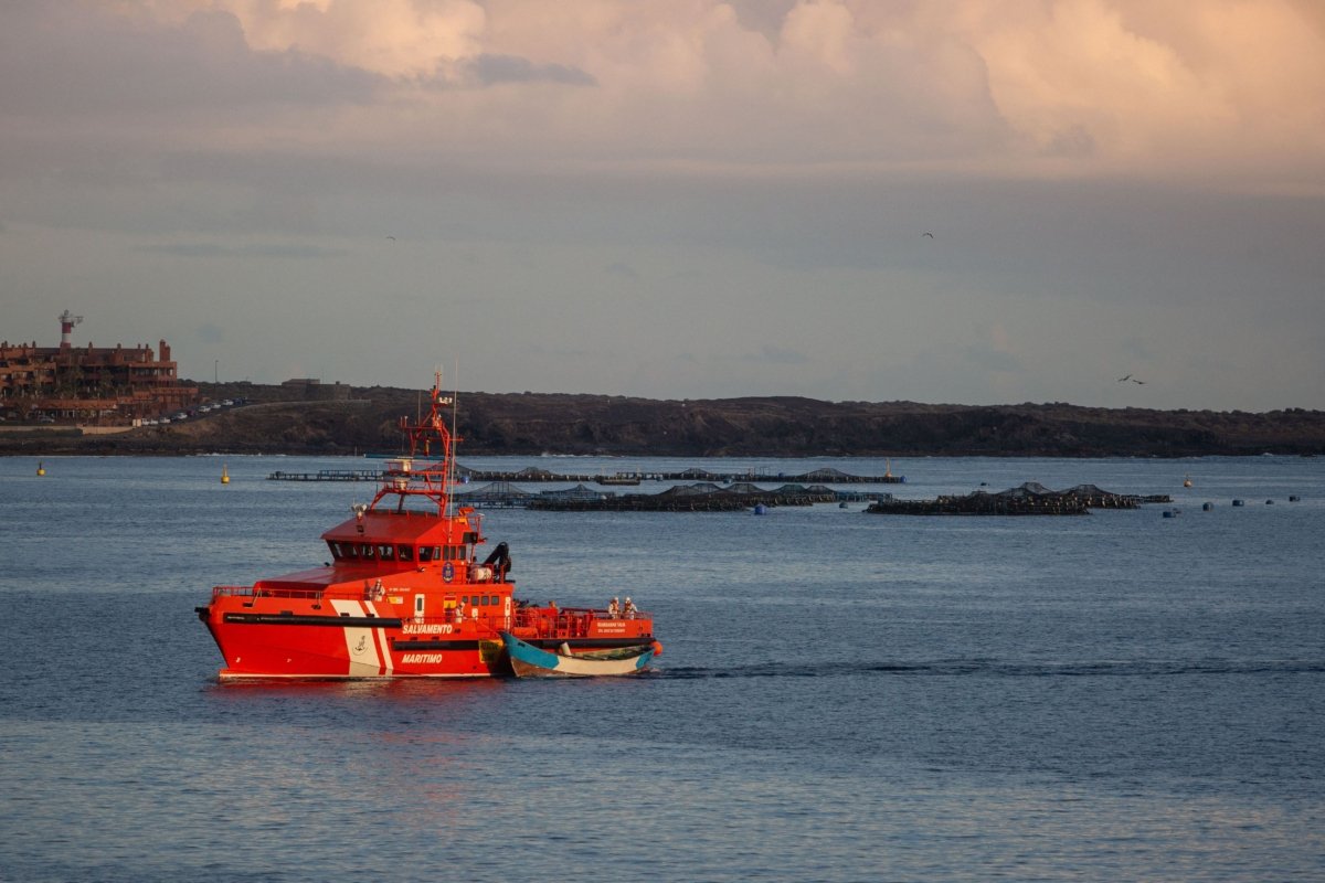 A Spanish maritime rescue vessel in a file photo. (Desiree Martin/AFP via Getty Images)