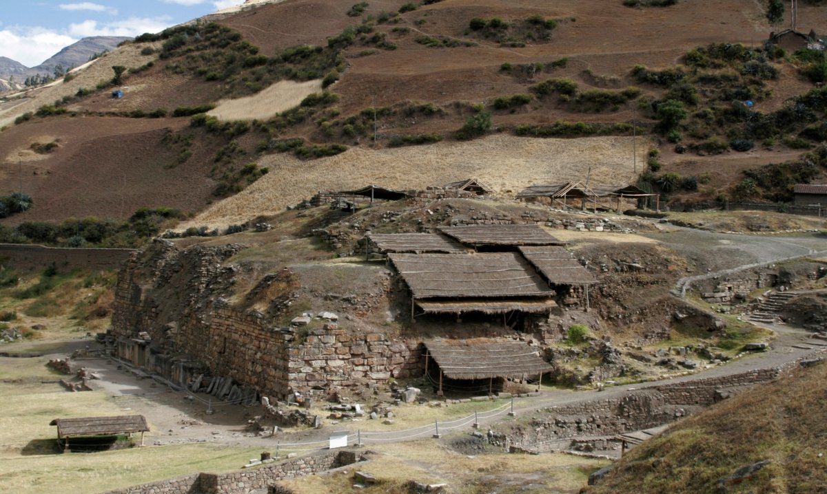 The archaeological site of Chavin de Huantar, which is a UNESCO World Heritage site, is seen some 155 miles (250 km) north of Lima in Peru on July 18, 2008. (Enrique Castro-Mendivil (PERU)/Reuters)