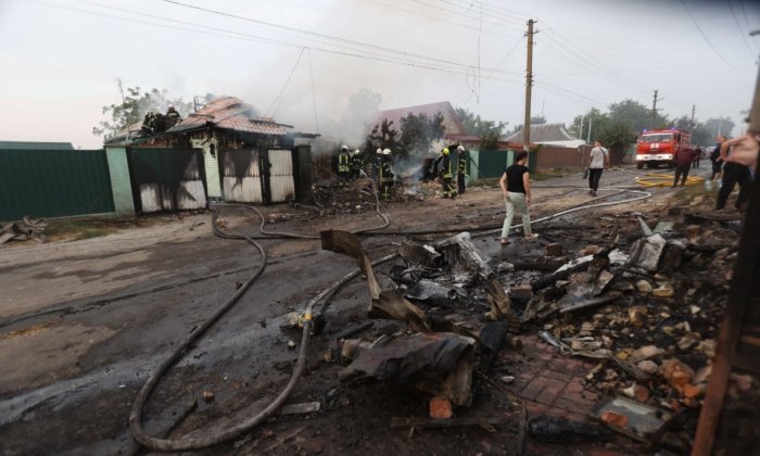 Ukrainian Drones Strike 6 Russian Regions; Prigozhin Buried in Russia