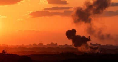 Live Night-Vision View Over Israel–Gaza Border