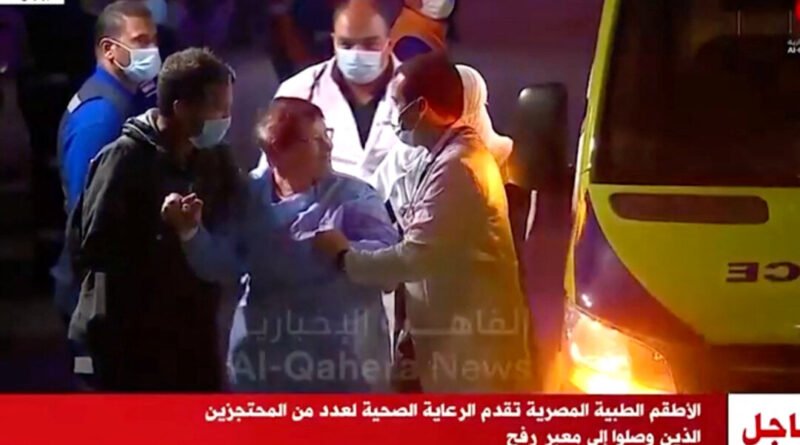 Video: Hostages Released by Hamas Brought to Medical Facility in Rafah, Egypt