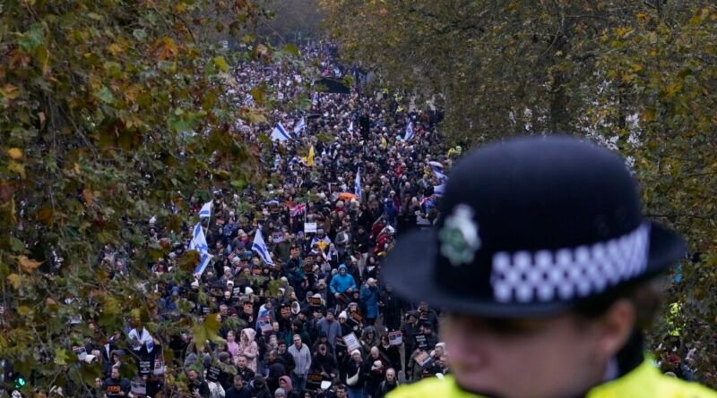 Tens of Thousands March Against Anti-Semitism in London