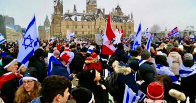 Thousands Rally in Ottawa to Seek Safe Return of Hostages Taken by Hamas, Support Jewish Communities