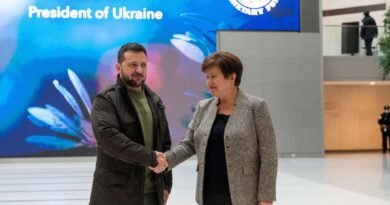 IMF Board Approves $900 Million in Funds for Ukraine as IMF Chief Georgieva Meets Zelenskyy