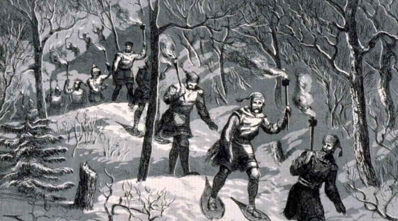 The Intrepid Montreal Snowshoers of Yore 