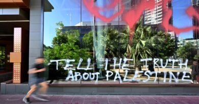 Public Broadcaster's Office Defaced With Pro-Palestinian Messaging