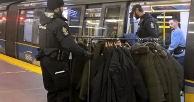 Alleged Thief Arrested With 34 Winter Coats on SkyTrain in Vancouver