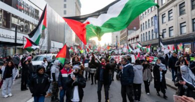 Pro-Palestine Protesters Rally at Road Cycling Titles