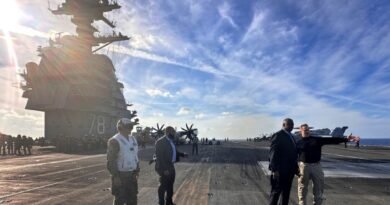 USS Gerald R. Ford Aircraft Carrier Is Returning Home After Extended Deployment Defending Israel