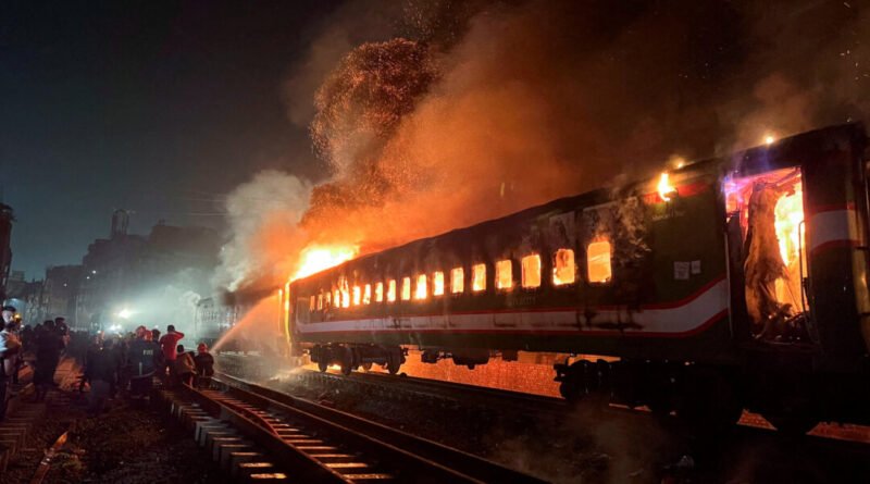 Bangladesh Poll Booths Burn on Election Eve, as Train Arson Kills 4