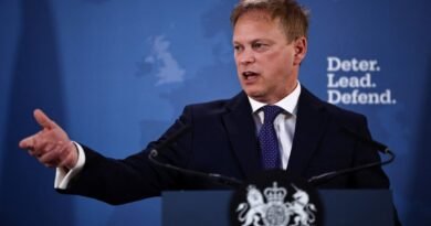 Shapps Says UK Facing ‘Pre-War World’ and Can’t Risk Cutting Defence Spending