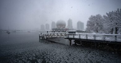 Freezing Rain Expected in Southern BC, Along With More Snow on Vancouver Island