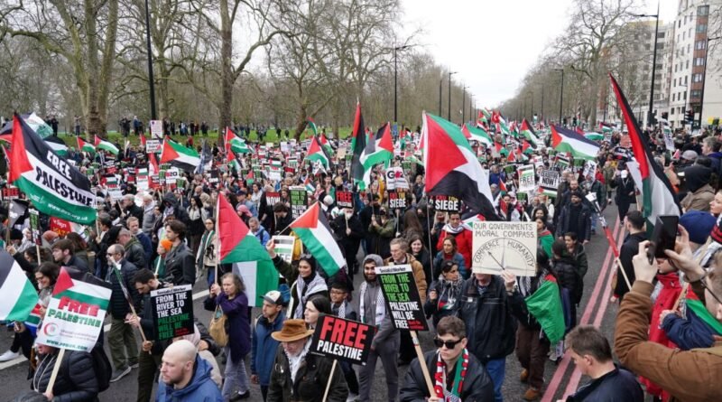 12 Arrests at Pro-Palestine March in London