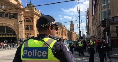 Victorian Police Marching in LGBT Parade Pelted With Paintballs