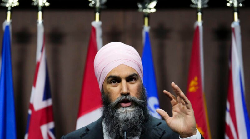 Singh Threatens End of Pact With Liberals, but Says It Will Be Government’s Fault