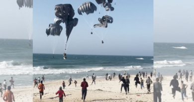 US Miitary Completed First Round of Airdrop of Food Into Southern Gaza
