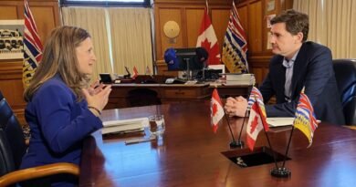 Chrystia Freeland Says ‘Housing, Housing, Housing’ on Agenda With Meetings With BC Premier