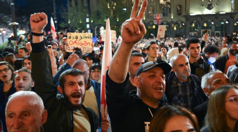 Demonstrations Continue in Georgia’s Tbilisi Over Proposed ‘Foreign Agents’ Law