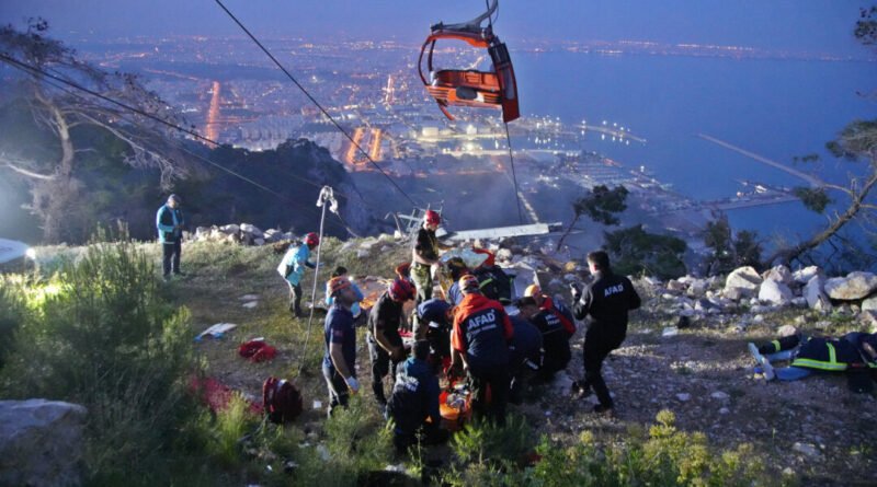 Cable Car Accident Kills One and Prompts Massive Rescue Effort in Southern Turkey