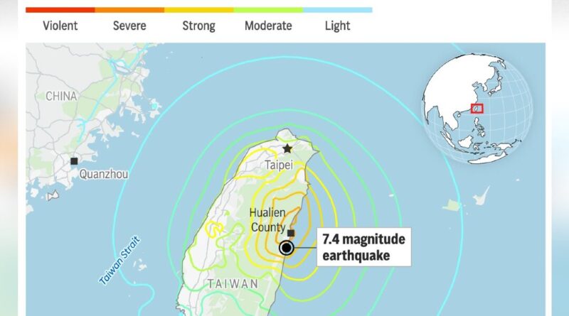 Cluster of Earthquakes Shakes Taiwan After Strong One Killed 13 Earlier This Month