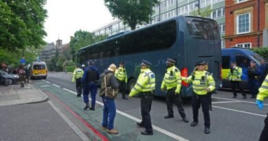 Three Charged After Protest Stops Coach Taking Asylum Seekers to Bibby Stockholm