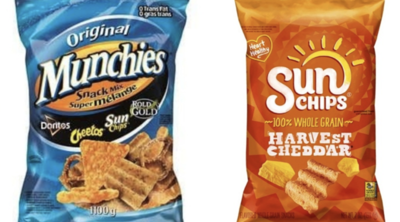 Frito Lay Canada Recalls Sunchips and Munchies Over Salmonella Risk