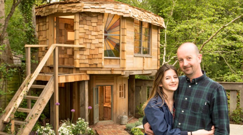 English Garden Designer Builds Mushroom-Shaped Home on His Daughter’s Request—Take a Look Inside